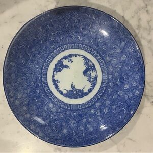 Blue Porcelain Dinner Plate